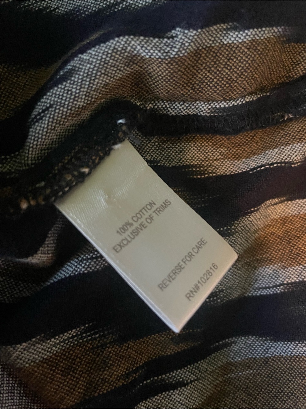 Garnet Hill 100% cotton button down flowy XL